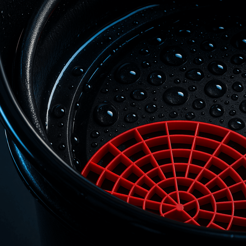 Car Wash Bucket & Grit Guard detail