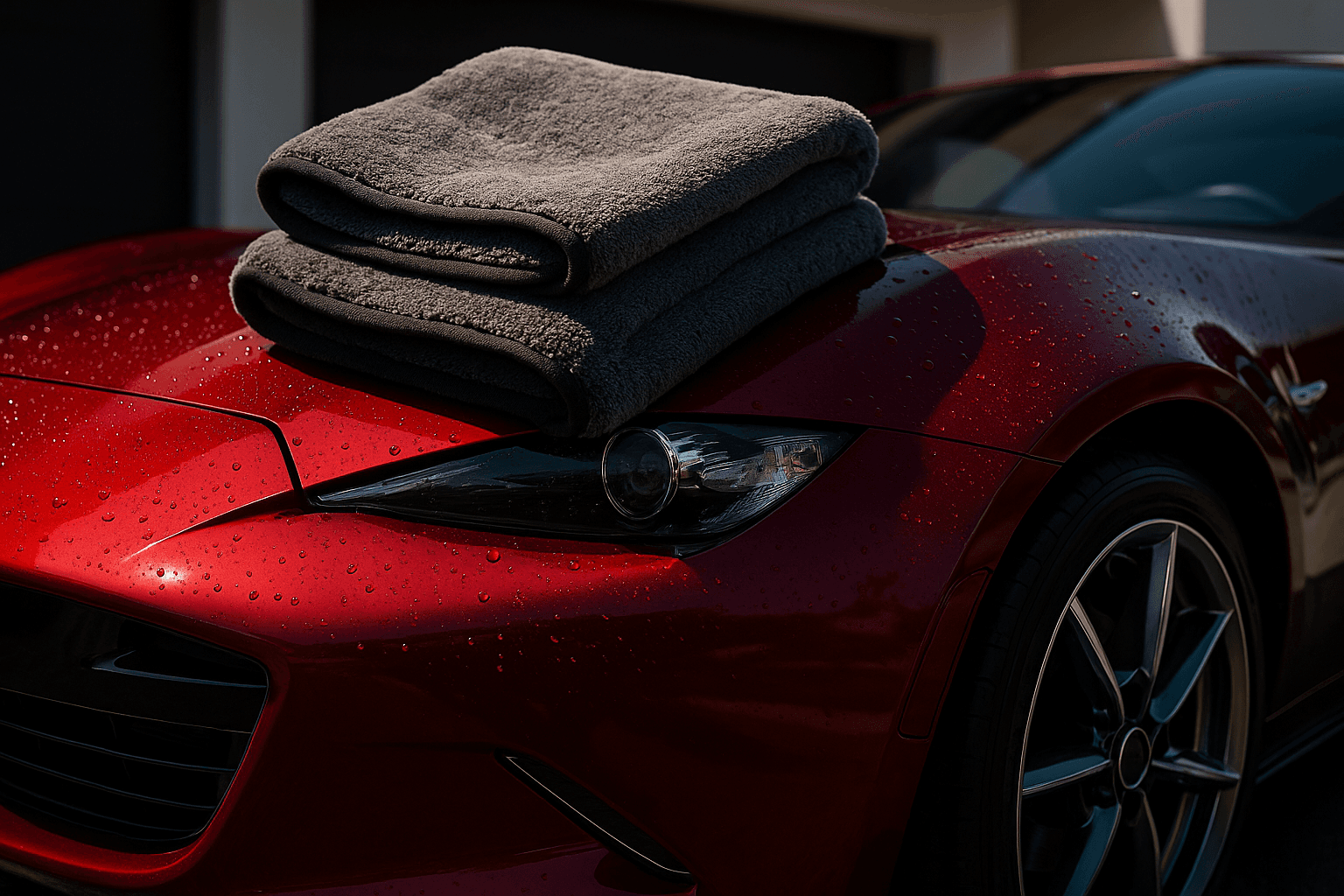 Drying Towel XL (2) in use