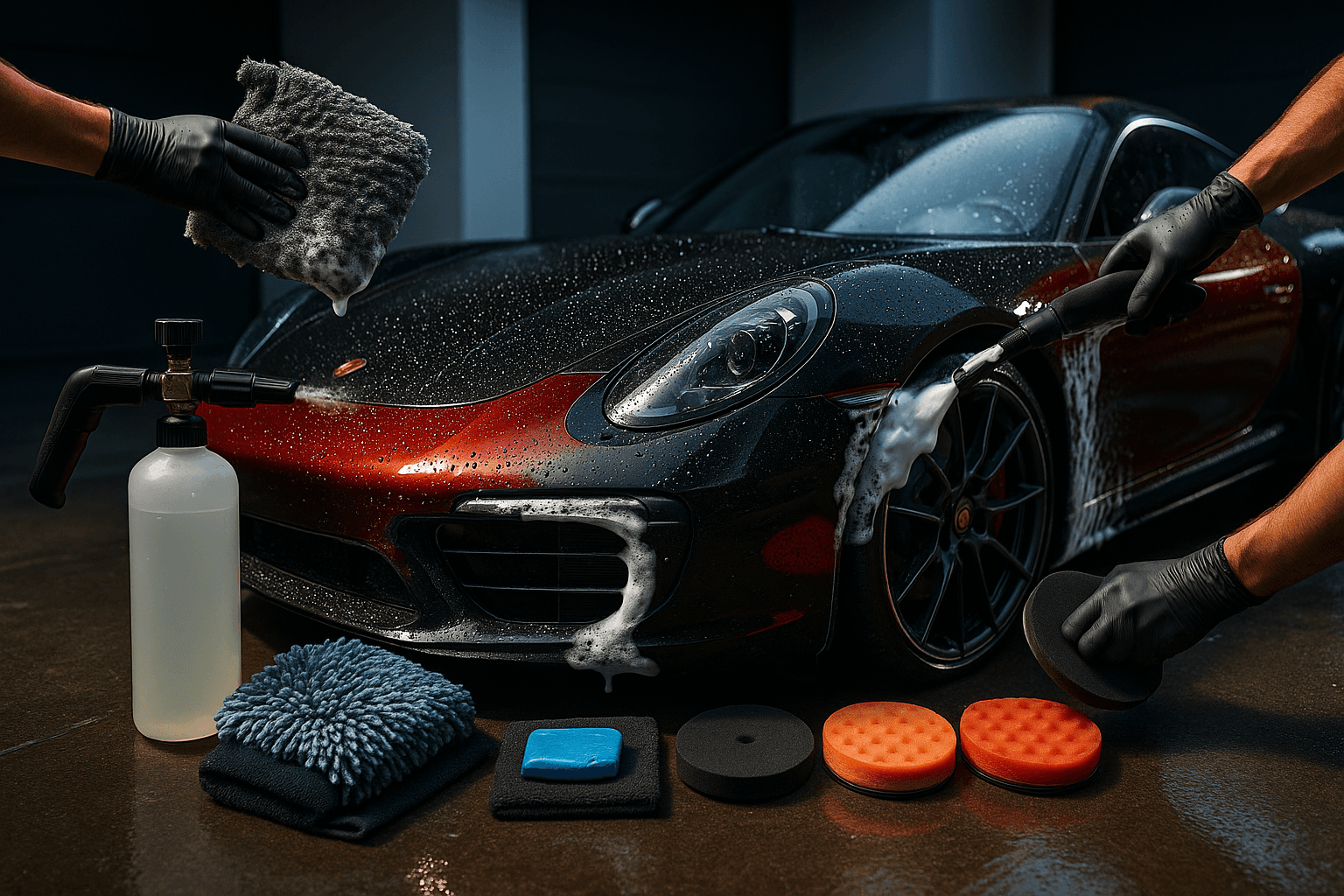 Full Detail Master Kit in use